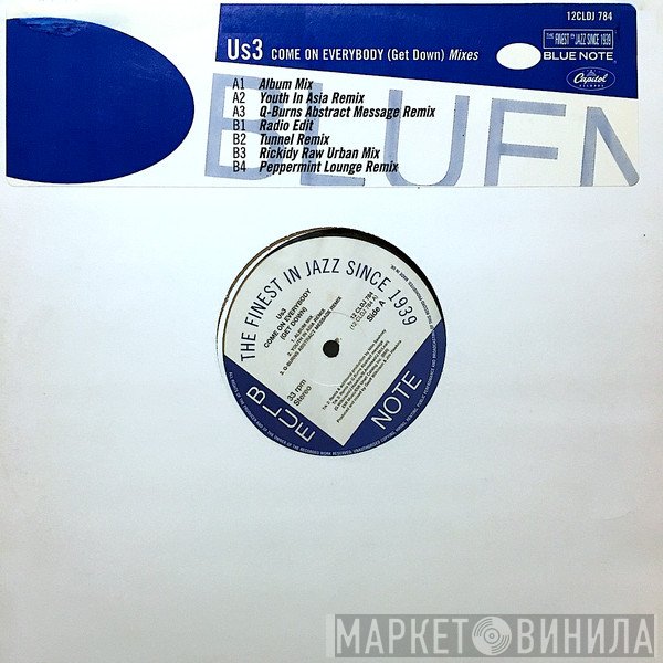 Us3 - Come On Everybody (Get Down) (Mixes)