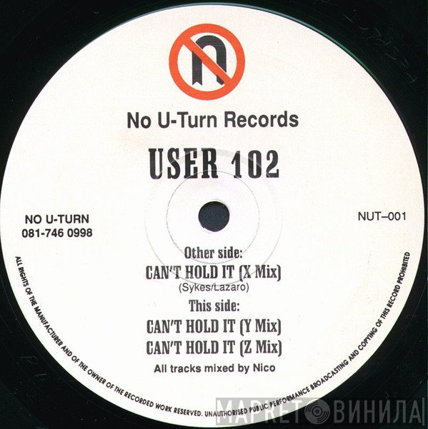 User 102 - Can't Hold It