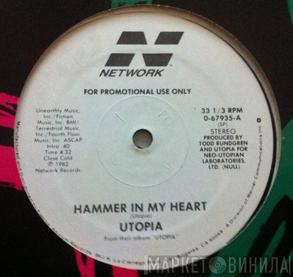 Utopia   - Hammer In My Heart