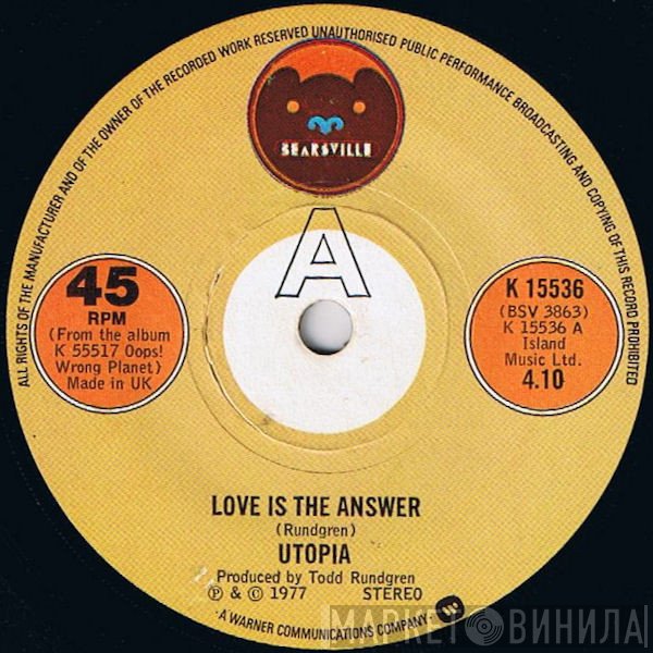 Utopia  - Love Is The Answer