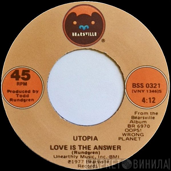Utopia   - Love Is The Answer