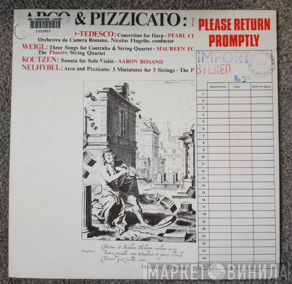 Vaclav Nelhybel, Karl Weigl, Boris Koutzen - Arco & Pizzicato (Music For Strings)