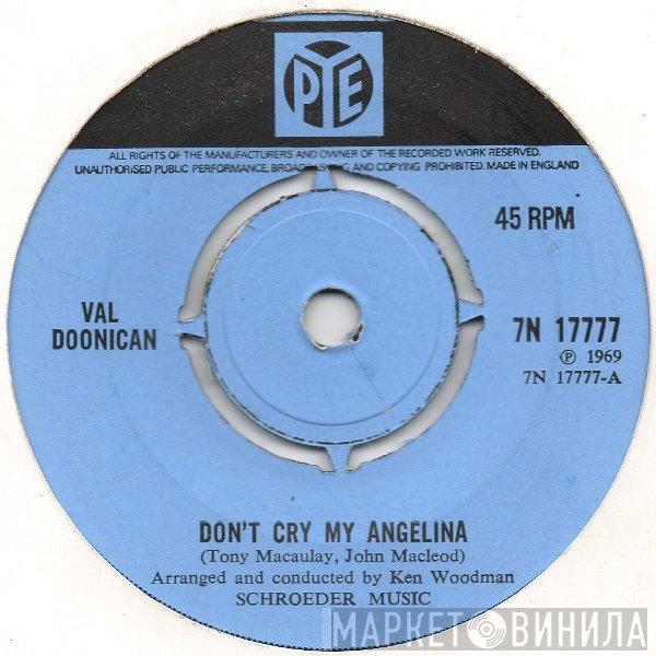 Val Doonican - Don't Cry My Angelina