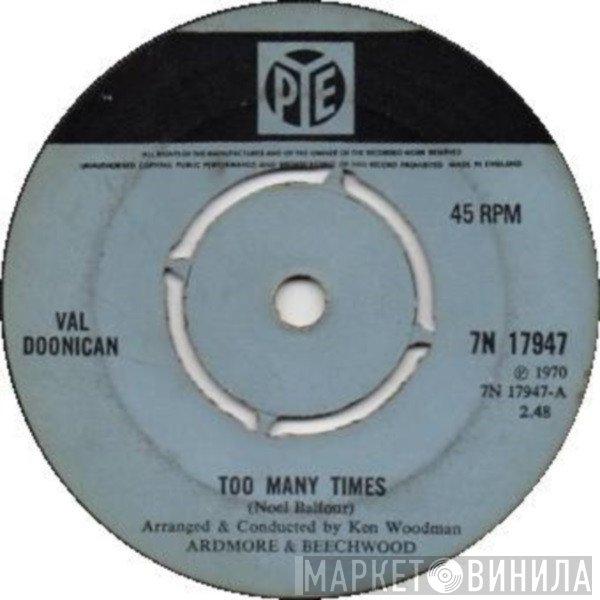 Val Doonican  - Too Many Times
