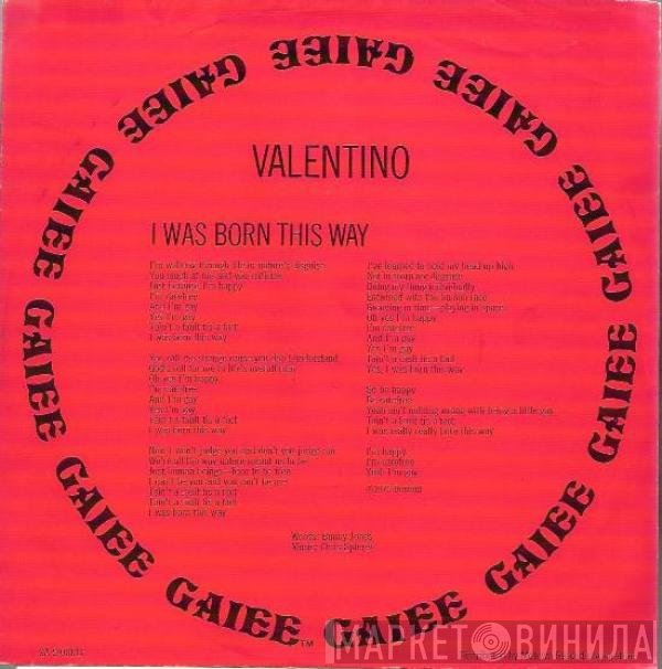 Valentino  - I Was Born This Way