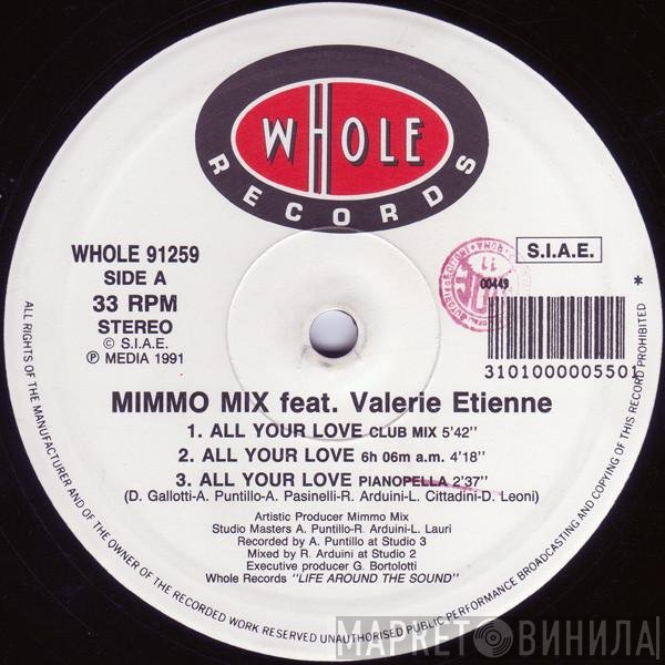 Valerie Etienne, Mimmo Mix - All Your Love