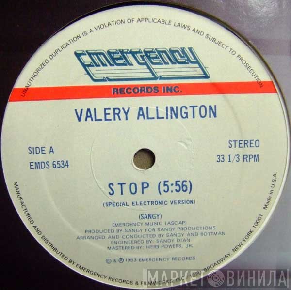Valery Allington  - Stop