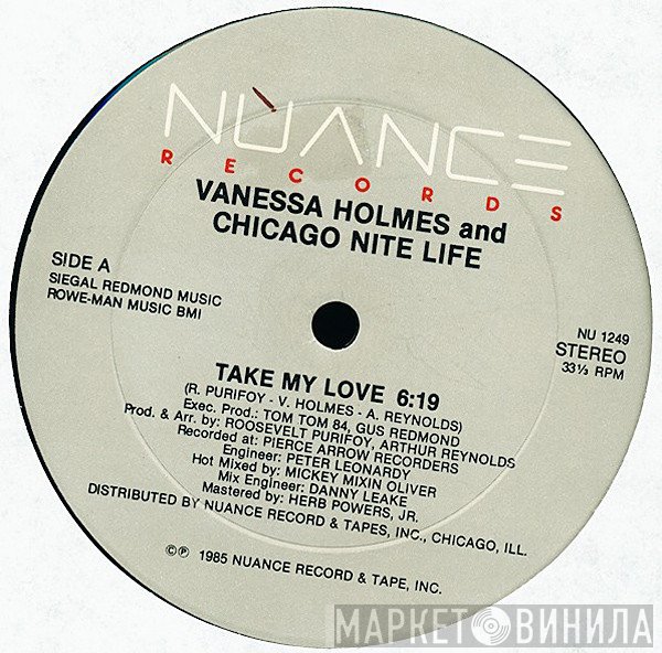 Vanessa Holmes, Chicago Nite Life - Take My Love