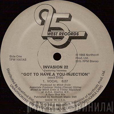 Vanessa , Invasion 22 - Got To Have A You Injection
