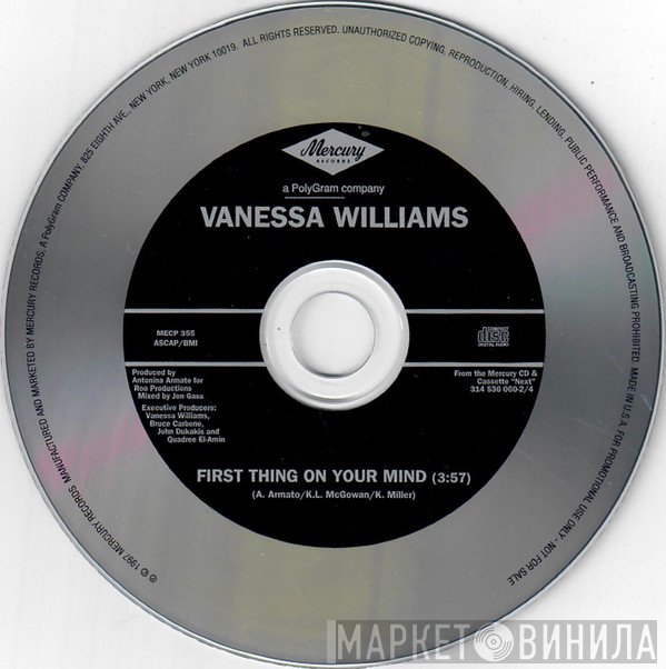 Vanessa Williams  - First Thing On Your Mind