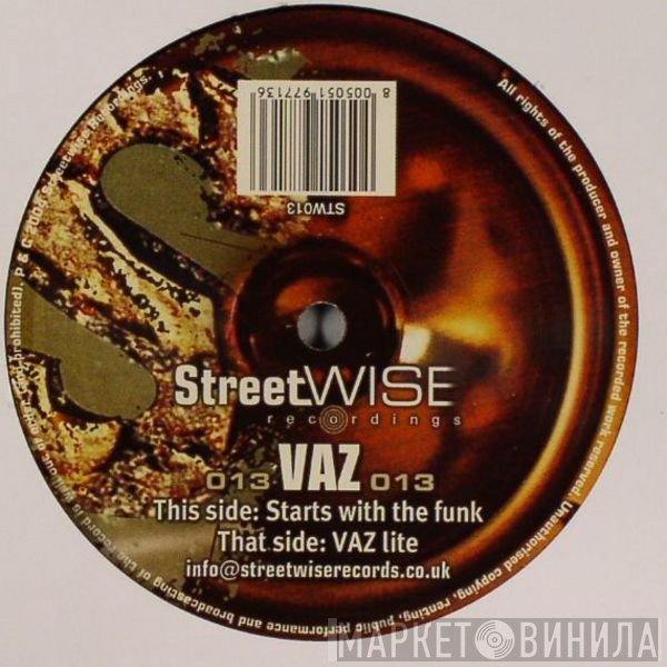 Vaz  - Vaz Lite / Starts With The Funk