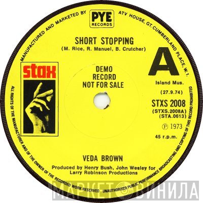 Veda Brown - Short Stopping