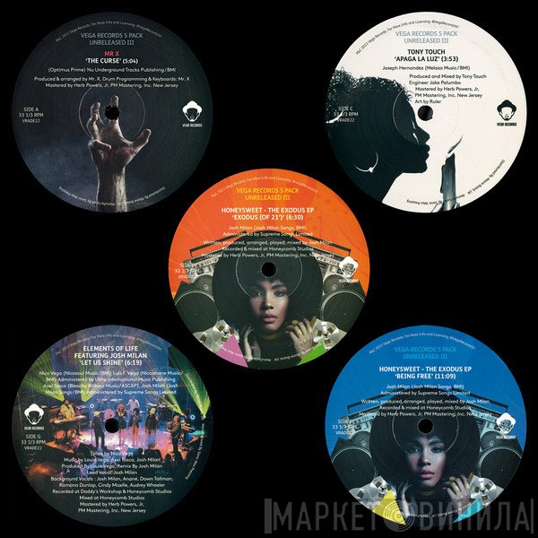  - Vega Records 5 Pack Unreleased III
