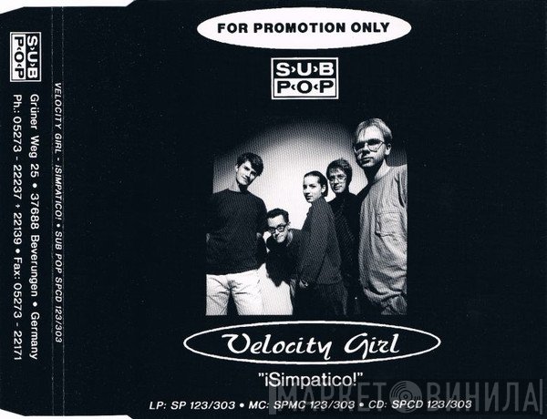 Velocity Girl - ¡Simpatico!