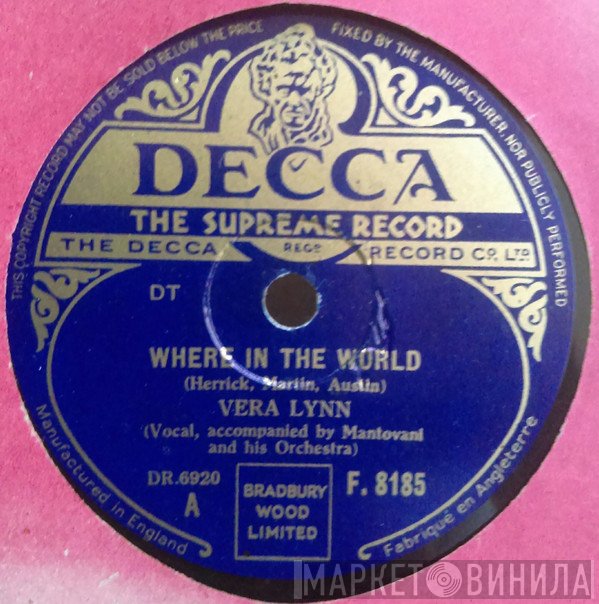 Vera Lynn  - Where In The World/Jealousy