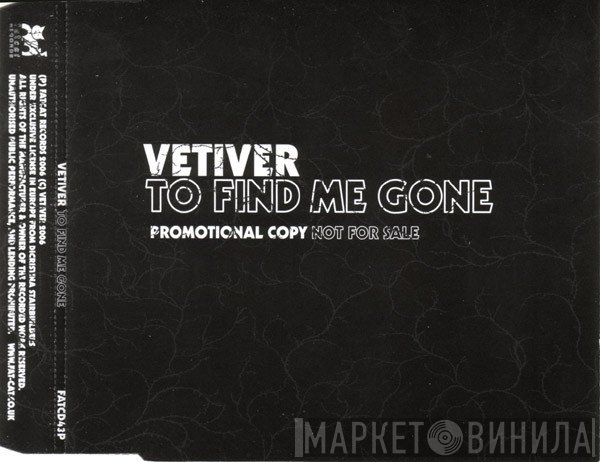 Vetiver - To Find Me Gone