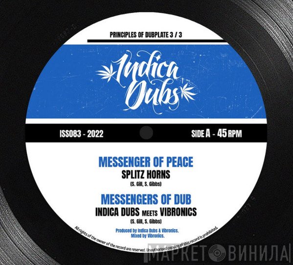 Vibronics, Indica Dubs - Messenger Of Peace / Icons
