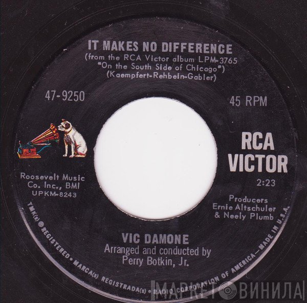 Vic Damone - It Makes No Difference / I'll Sleep Tonight
