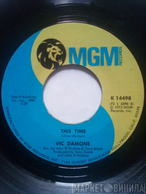 Vic Damone - This Time / Love Me As I Love You