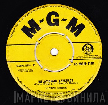 Victor Borge  - Inflationary Language / Tea For Two Duet