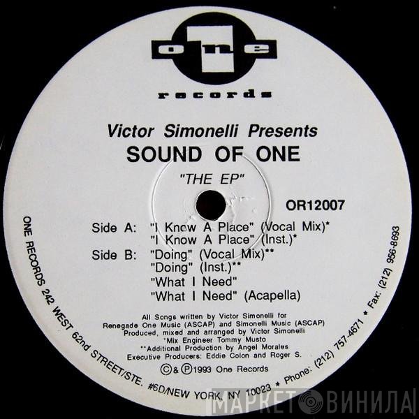 Victor Simonelli Presents Sound Of One  - The EP