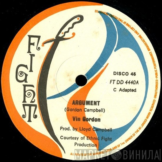 Vin Gordon, Dego Sensation - Argument / Conversation