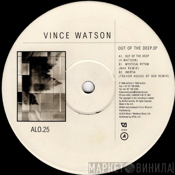 Vince Watson  - Out Of The Deep EP