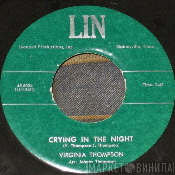 Virginia Thompson   - Crying In The Night