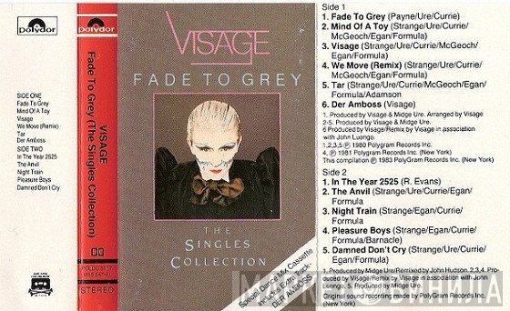 Visage - Fade To Grey (The Singles Collection) (Special Dance Mix Cassette)
