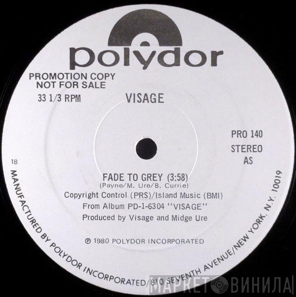 Visage  - Fade To Grey