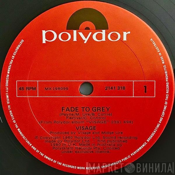 Visage  - Fade To Grey