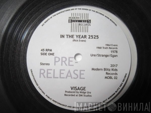 Visage  - In The Year 2525