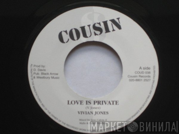 Vivian Jones, Matic Horns - Love Is Private