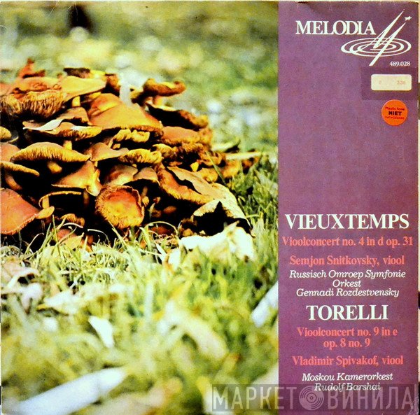 Vladimir Spivakov, Giuseppe Torelli, Henri Vieuxtemps, Semyon Snitkovsky - Violinconcertos No. 4 / No. 9