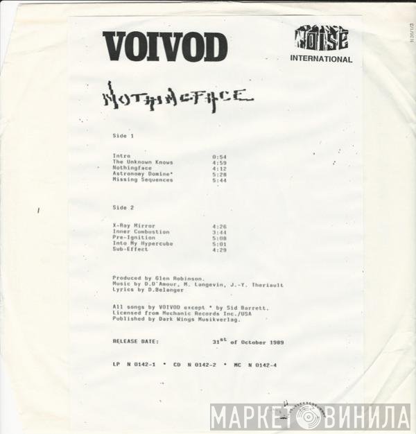 Voïvod  - Nothingface