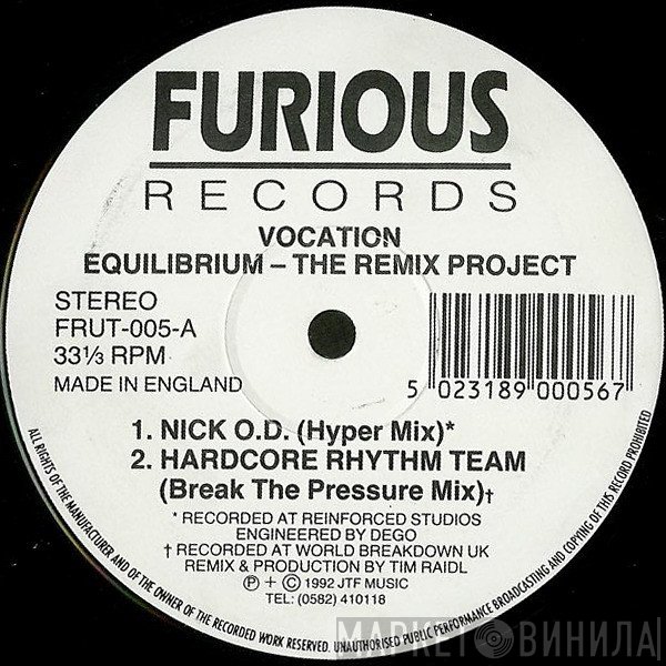 Vocation - Equilibrium - The Remix Project