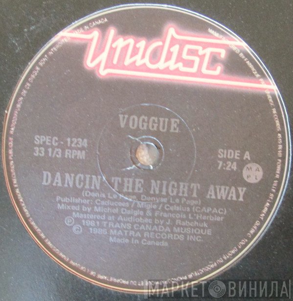 Voggue - Dancin' The Night Away / Love Buzz