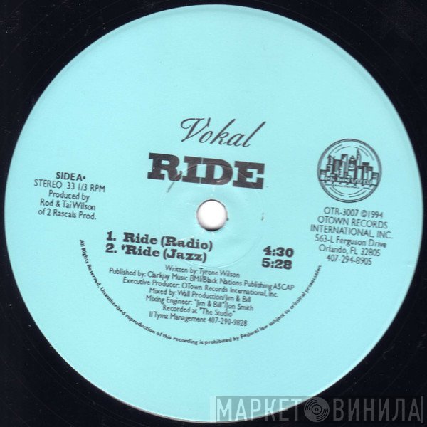 Vokal  - Ride