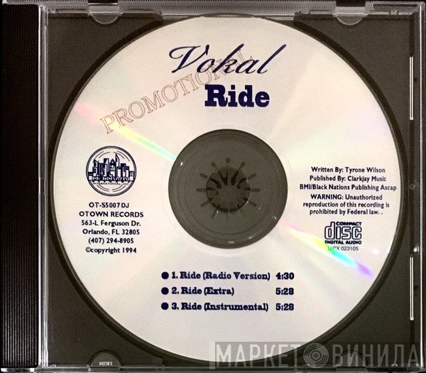 Vokal  - Ride