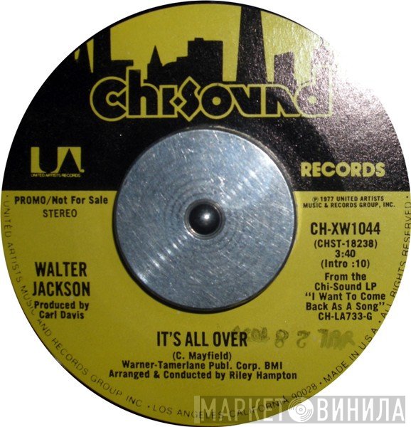 Walter Jackson - It's All Over
