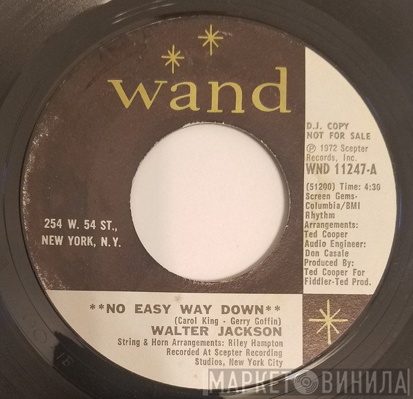 Walter Jackson - No Easy Way Down / I'm All Cried Out
