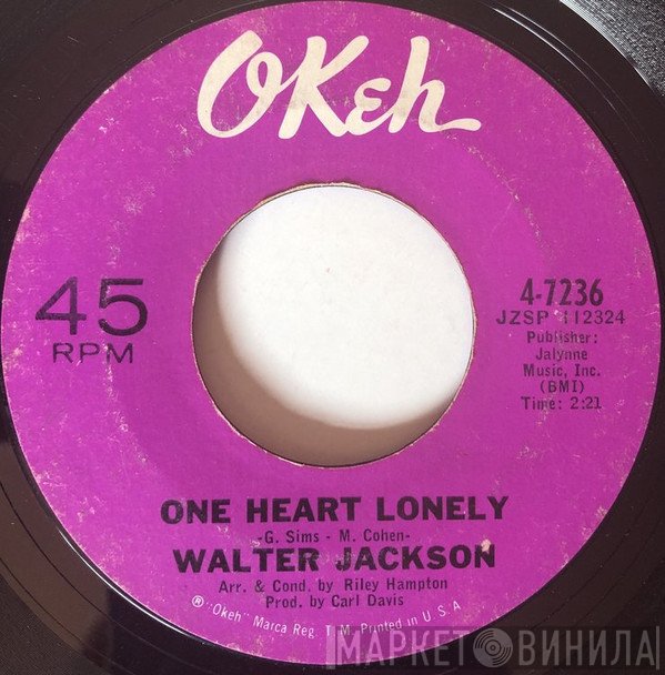 Walter Jackson - One Heart Lonely