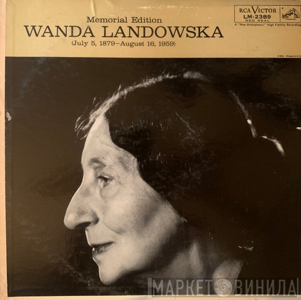 Wanda Landowska  - Memorial Edition