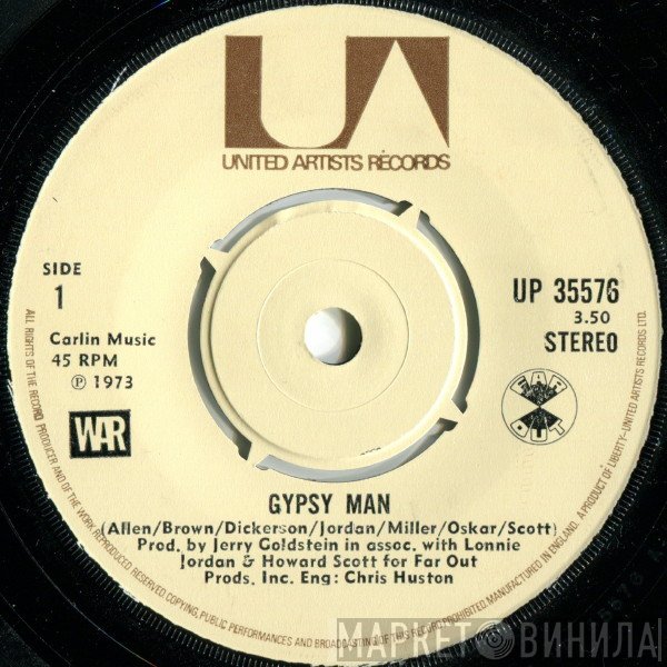 War - Gypsy Man / Deliver The Word