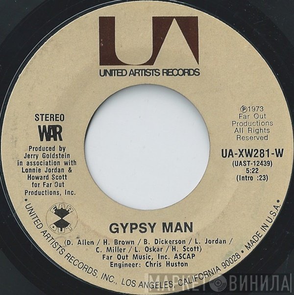 War  - Gypsy Man