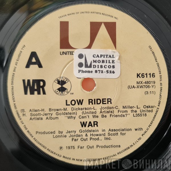 War  - Low Rider