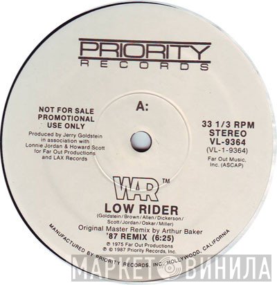 War  - Low Rider
