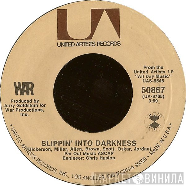 War  - Slippin' Into Darkness