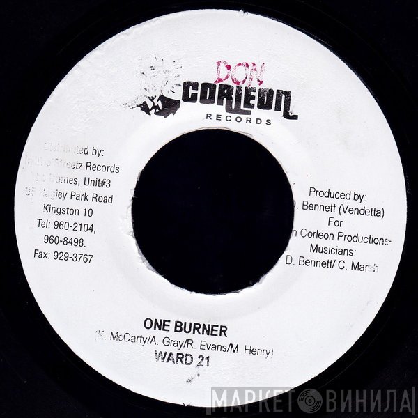 Ward 21, General B - One Burner / Yu Can Wine
