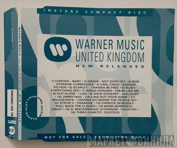  - Warner Music United Kingdom New Releases